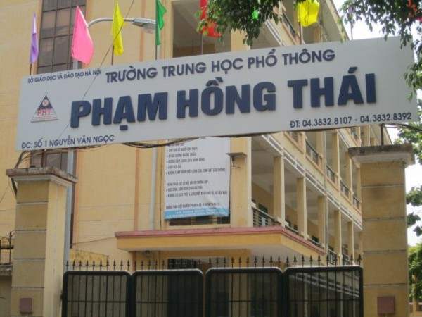 Trường THPT Phạm Hồng Thái - Hà Nội